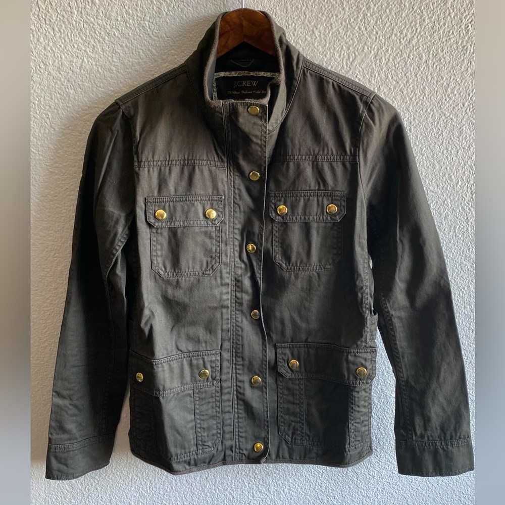 J. Crew Relaxed Boyfriend Utility Jacket Women’s Size XS